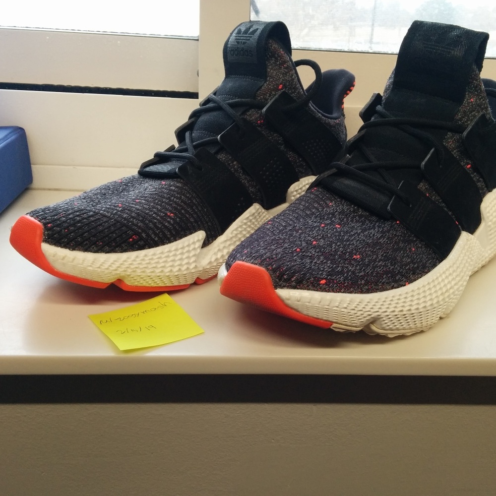 Adidas Prophere Black Solar Red 10